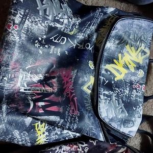 DKNY graffiti style handbag